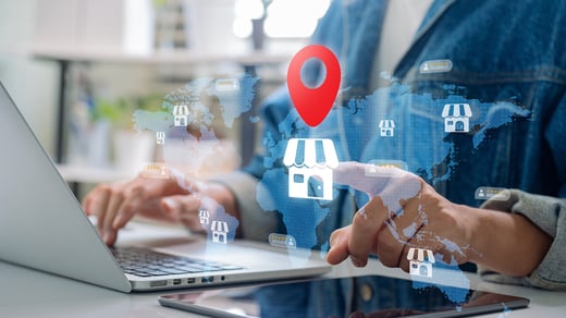 Sijaintidataa ja tietokone