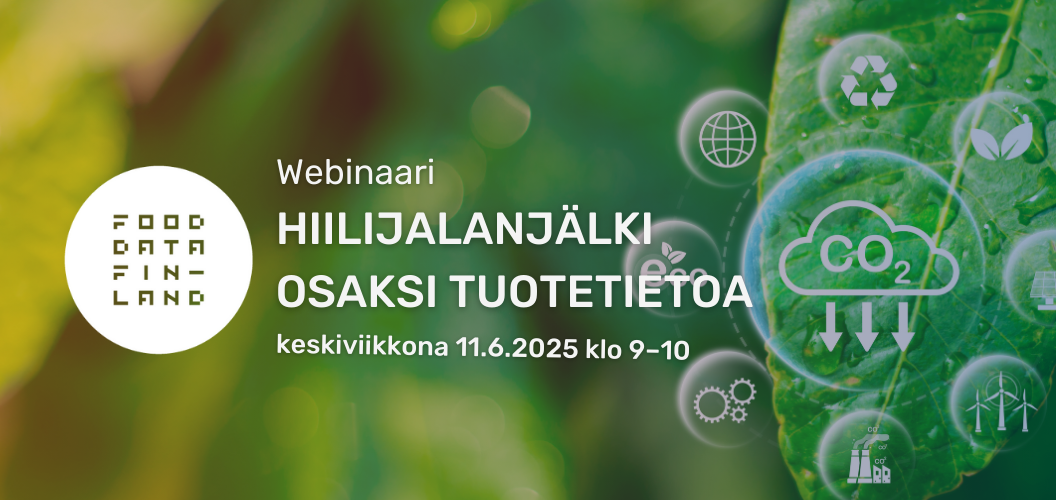 Webinaari: Hiilijalanjälki osaksi tuotetietoa